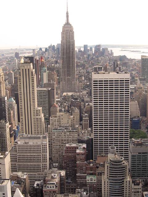 Manhattan skyline with the Empire State Building